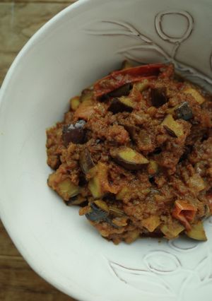 夏野菜のスパイスキーマカレー-レシピのメイン写真