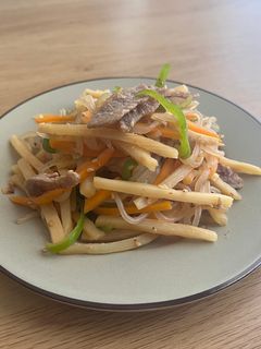 簡単給食 しらたきのピリ辛炒め-レシピのメイン写真