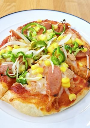 親子で楽しく簡単ピザ-レシピのメイン写真