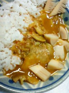 たけのこカレーライス-レシピのメイン写真