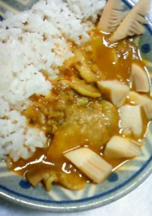 たけのこカレーライス-レシピのメイン写真