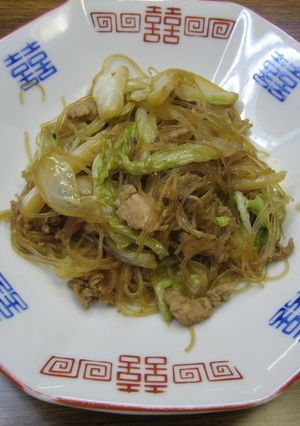 春雨と白菜の炒め物-レシピのメイン写真