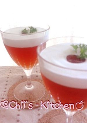 ★いちご紅茶ゼリー★-レシピのメイン写真
