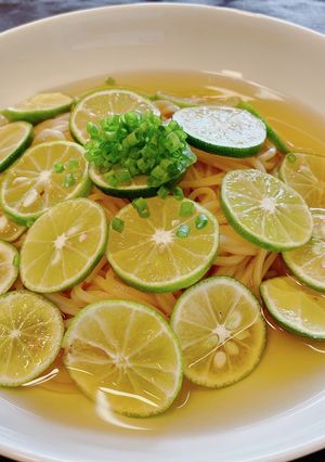 宗田節すだちうどん-レシピのメイン写真