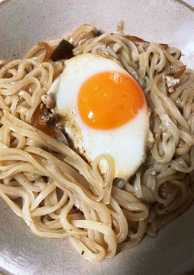 すき焼きの残り汁でうどん-レシピのメイン写真