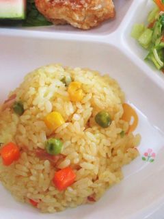 【幼児食】カレーピラフ-レシピのメイン写真