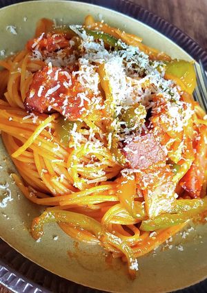 デミグラスが隠し味の鬼旨ナポリタン-レシピのメイン写真