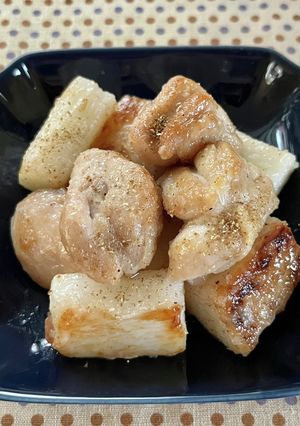 風味豊か！鶏と長芋のバター山椒-レシピのメイン写真