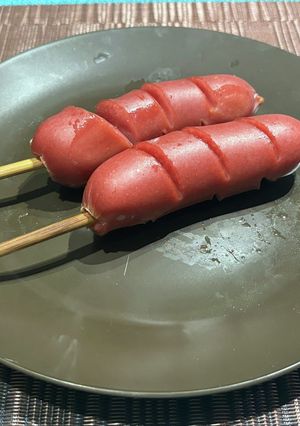 手を汚さない！フランクフルトの作り方-レシピのメイン写真