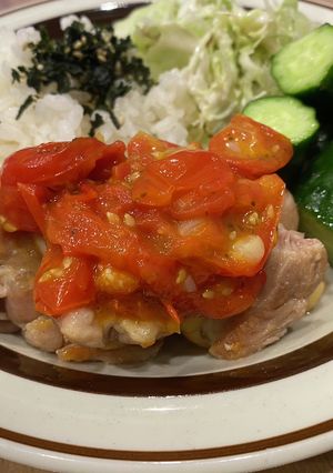 チキンのトマトソース♡-レシピのメイン写真