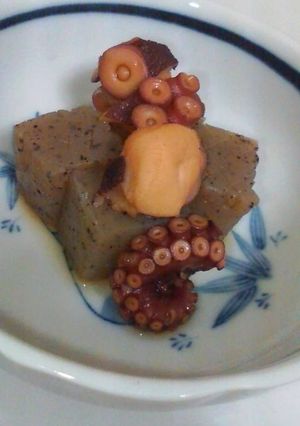 たことこんにゃくの煮物-レシピのメイン写真