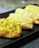 とろ～りコーンチーズのライスペーパー焼き