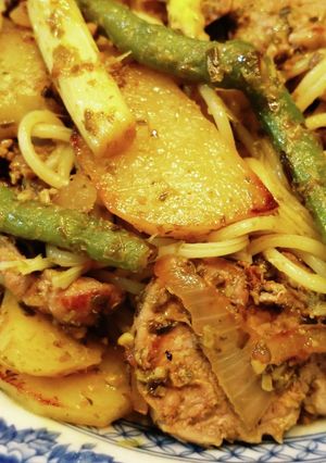 ご飯メモ♪贅沢バジルパスタ-レシピのメイン写真