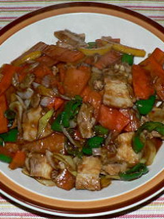 豚バラ肉とニンジンの甜麺醤炒め-レシピのメイン写真