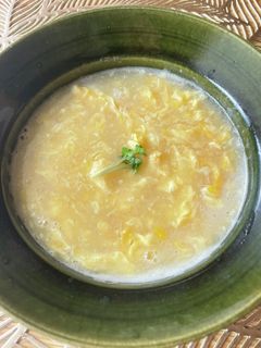 とうもろこしと卵の中華風スープ-レシピのメイン写真