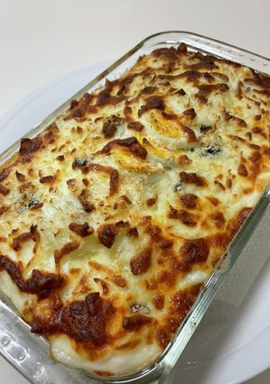 野菜達のレモンクリームソース焼き-レシピのメイン写真