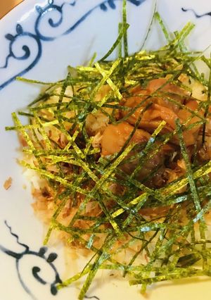 毎日のごはん●梅干し＆おかかの海苔ごはん-レシピのメイン写真