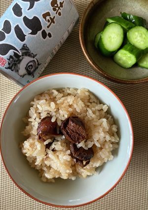 醤油漬けさざえの炊き込みご飯-レシピのメイン写真