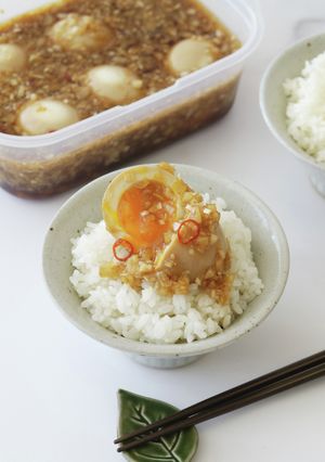 SNSで話題！麻薬卵（韓国風味付け卵）-レシピのメイン写真