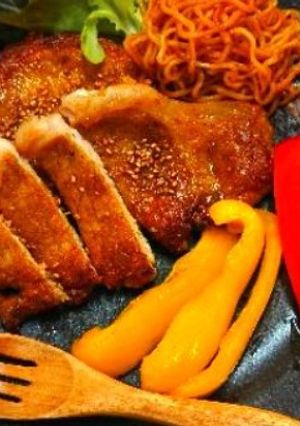 豚ソテーのピカタ カレー風味-レシピのメイン写真