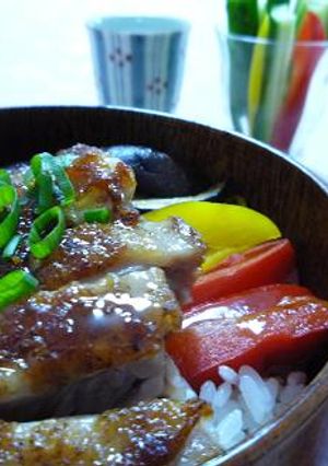 鶏肉の野菜丼-レシピのメイン写真