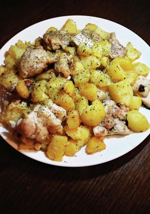 鶏肉とじゃがいものコンソメバター蒸し-レシピのメイン写真