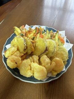 人参とズッキーニ.の天ぷら他-レシピのメイン写真