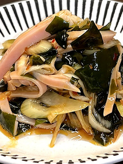 わかめとハムのピリ辛和え-レシピのメイン写真