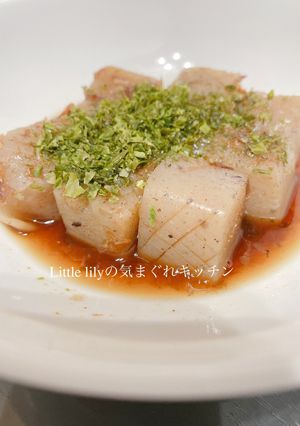 サイコロこんにゃくのレンジ煮-レシピのメイン写真