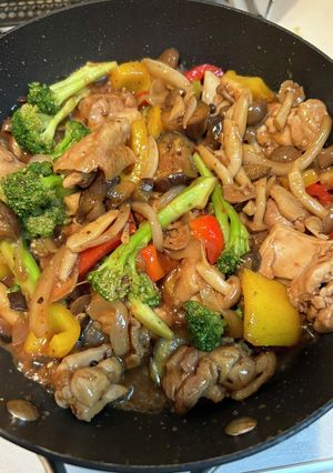 鶏肉と彩り野菜の豆豉炒め-レシピのメイン写真