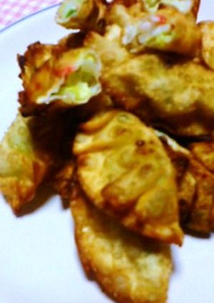 簡単マヨ揚げ餃子-レシピのメイン写真
