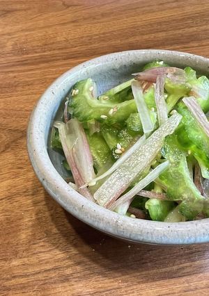 ゴーヤとミョウガのナムル-レシピのメイン写真