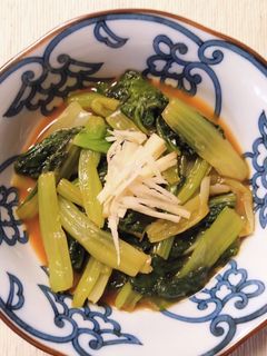 レンジで簡単♪小松菜のポン酢 からし和え-レシピのメイン写真