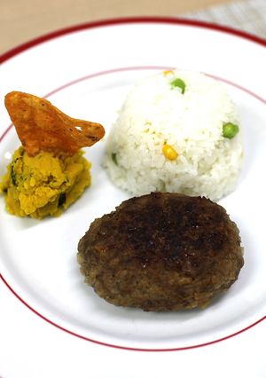 おやびんシンプルハンバーグ☆チーズイン-レシピのメイン写真