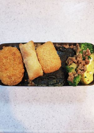 高校生弁当覚え書き333のり弁-レシピのメイン写真