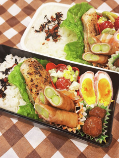 高1男子とパパの弁当240704-レシピのメイン写真