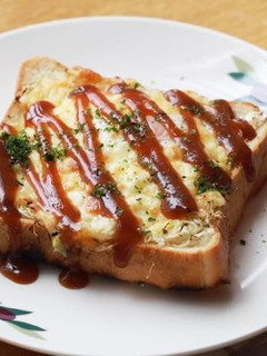 簡単お好み焼き風トースト-レシピのメイン写真
