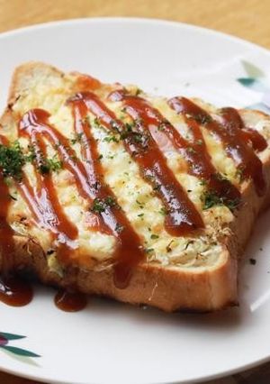 簡単お好み焼き風トースト-レシピのメイン写真
