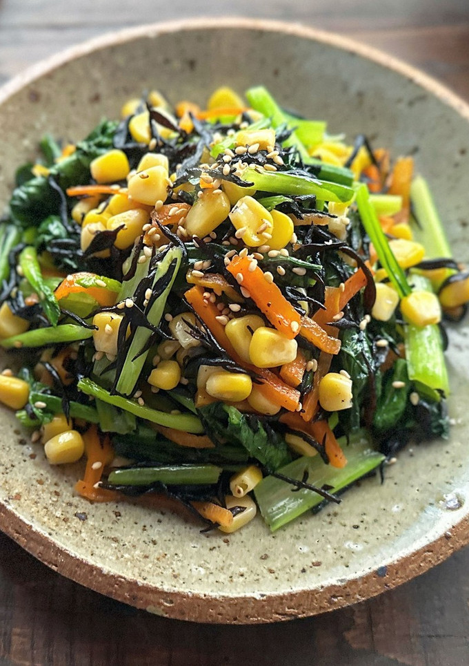 ひじきと彩り野菜の塩こうじ炒め♪-レシピのメイン写真