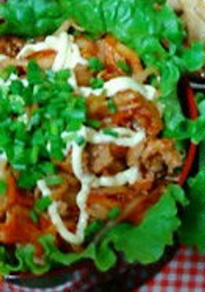 豚キムチ丼-レシピのメイン写真