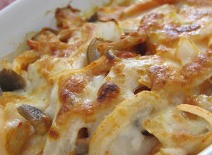 キムチの素で♡新玉としめじのチーズ焼き♬-レシピのメイン写真