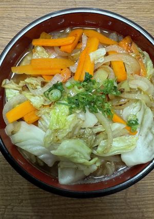 金ちゃんラーメンで作る野菜ラーメン-レシピのメイン写真