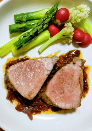 厚切り豚肩肉のロースト-レシピのメイン写真