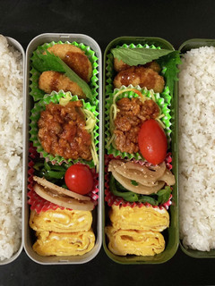 男子高校生弁当 記録15 冷凍メンチカツ-レシピのメイン写真