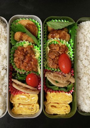 男子高校生弁当　記録15 冷凍メンチカツ-レシピのメイン写真
