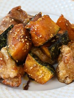 カボチャと鶏肉の甘辛煮 JAいるま野-レシピのメイン写真