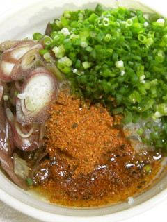 無添加 みょうがと葱の七味おろし-レシピのメイン写真