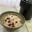 レンジでお手軽 ♪ 土鍋のお赤飯