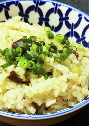 茄子大量消費！鰹節の茄子の味噌炊込みご飯-レシピのメイン写真