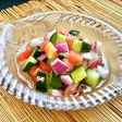 コロコロ玉ねぎ(紫)トマト・胡瓜の酢の物